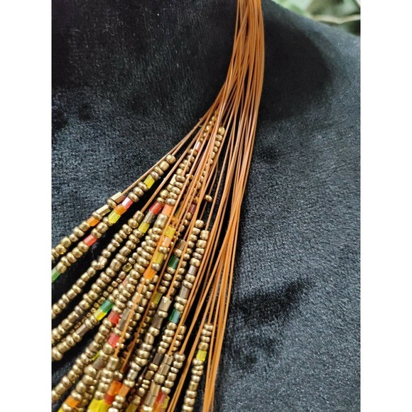 Multi-Layer Colorful Beads Bohemian Style Necklace - Picture 4 of 7